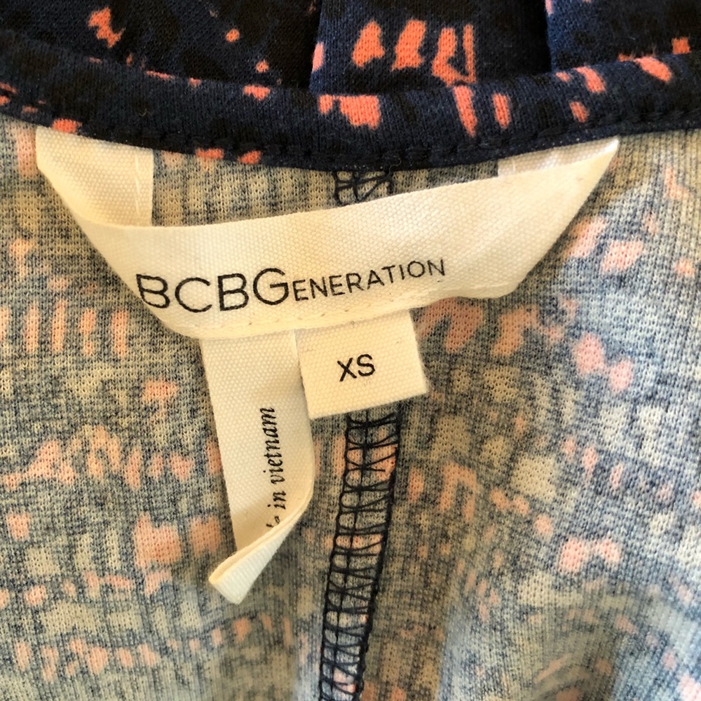 Bcbgeneration Blue Pattern Dress - image 5